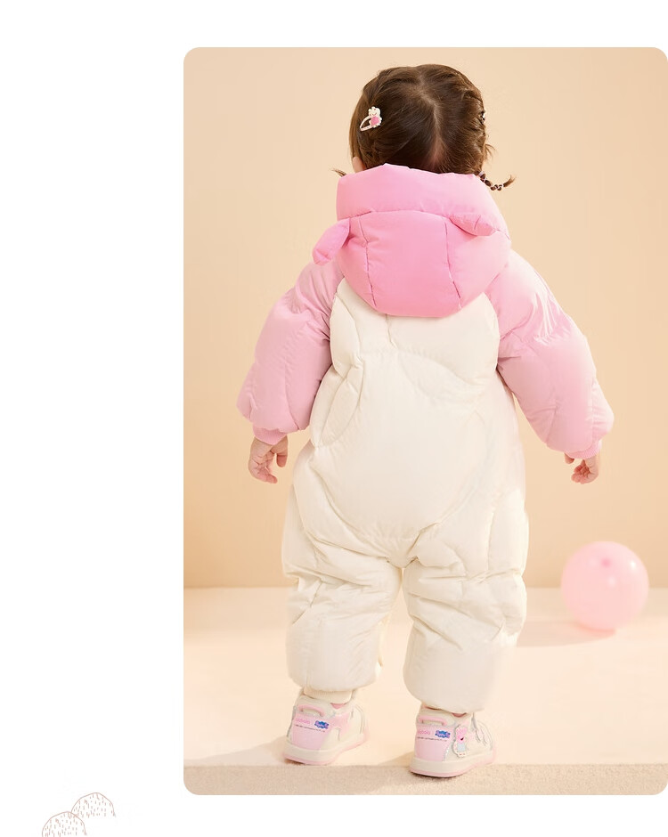 Balabala Baby Down Jumpsuit Boys Romper [Peppa Pig IP] 200424120102 9