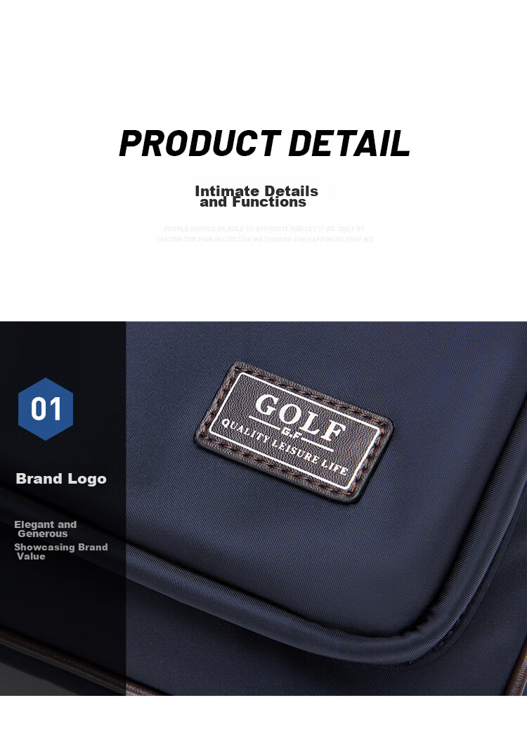GOLF Business Briefcase for Men with Multiple Compartments, Handheld Bag for 15.6-Inch Laptop, Gift for Boyfriend Or Father 21