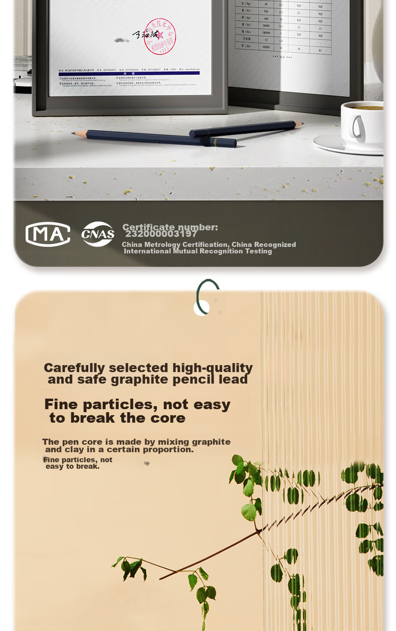 Deli Premium Drawing Pencils, 12 Pieces, 3B Sketching Pencils, Hexagonal Barrel Writing Black Pencils for Students, Art Sketching Engineering Drafting Pencils, Specialized for Beginners, Back-To Stationery 6