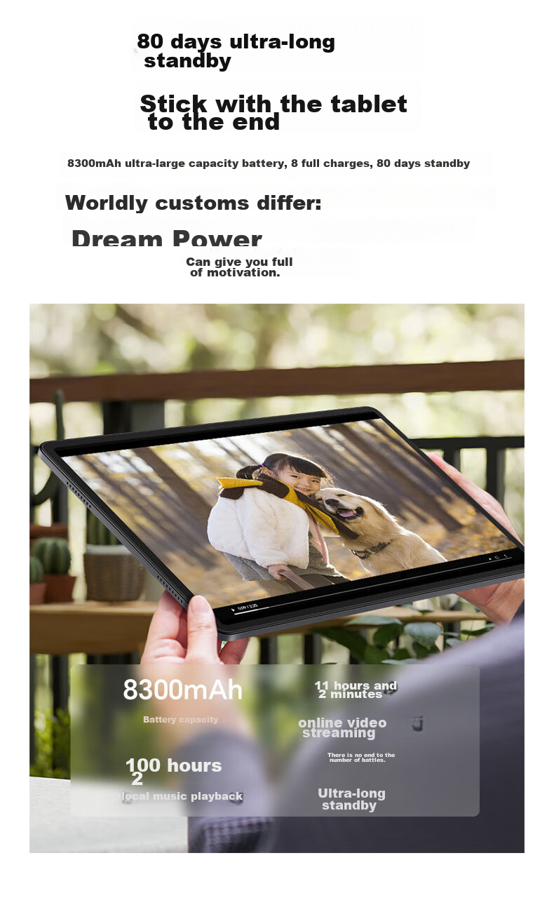 HONOR Tablet X9 [Subsidies], 11-Inch Tablet Computer, 6+128GB, High Refresh Rate Eye Protection Screen, 80-Day Ultra-Long Standby Time, All-Metal Integrated Body, Sky Blue Color 7