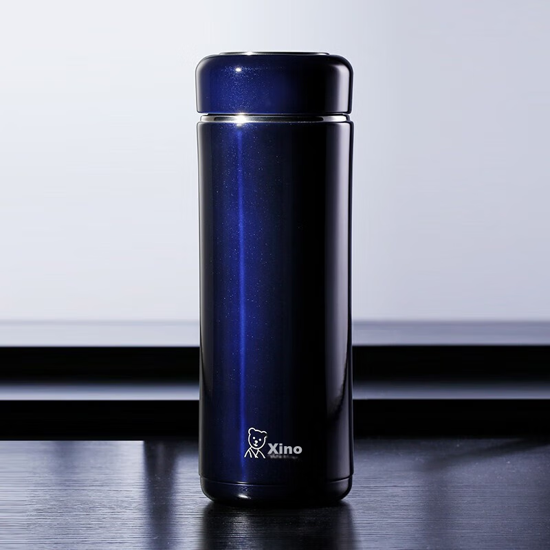 Xino Insulated Mug for Men, Stainless Steel Tea Cup, Business Office Car Water Bottle XN-9681 Purple 400mL