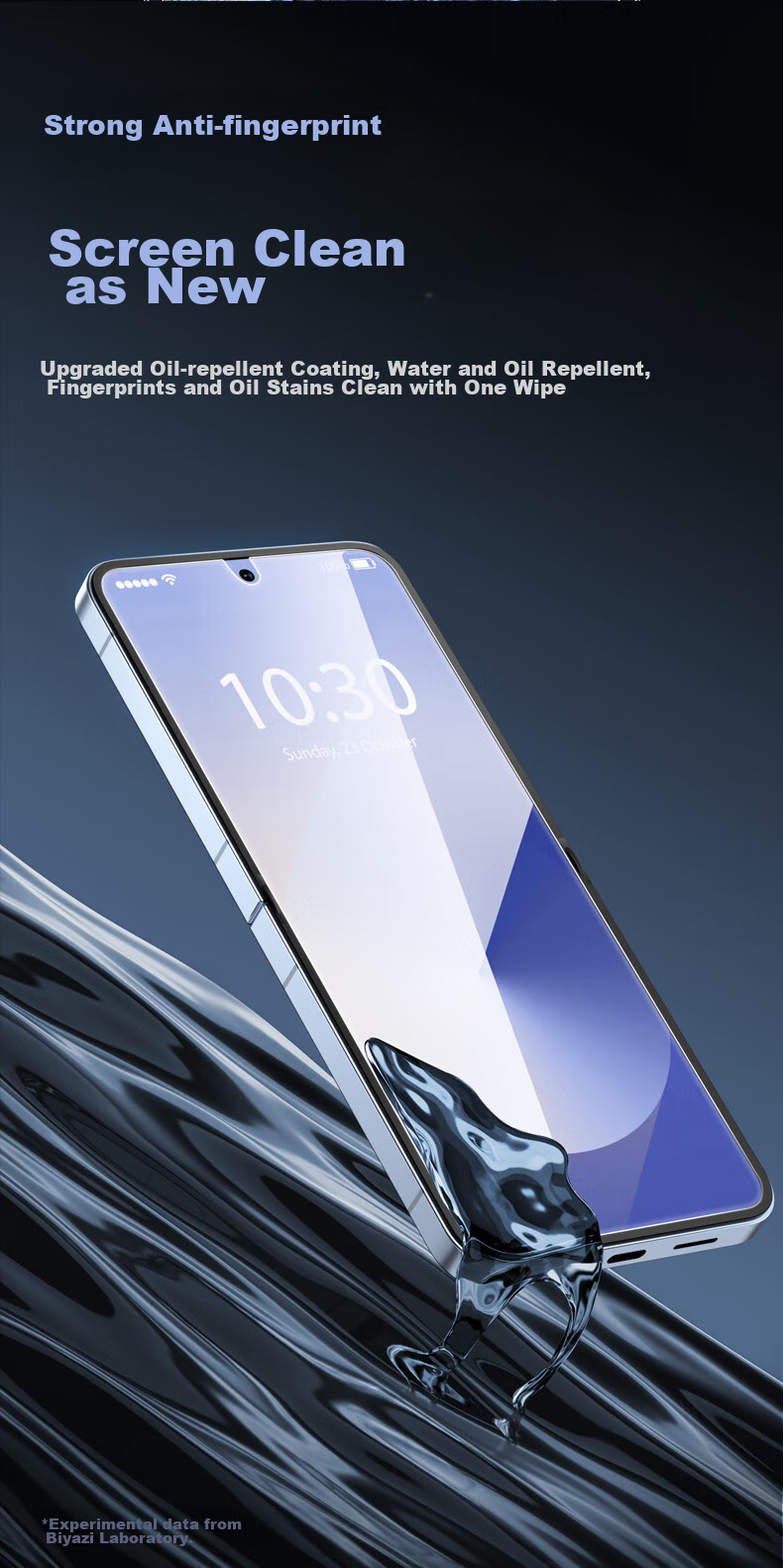 BIAZE [Nano Full Screen] Hydrogel Film for Samsung Z Flip7FE, Soft Screen Protector for Zflip6 [Inner And Outer Screen Three-Piece Set], HD Non-Tempered Full Adhesive Protection JM246 8