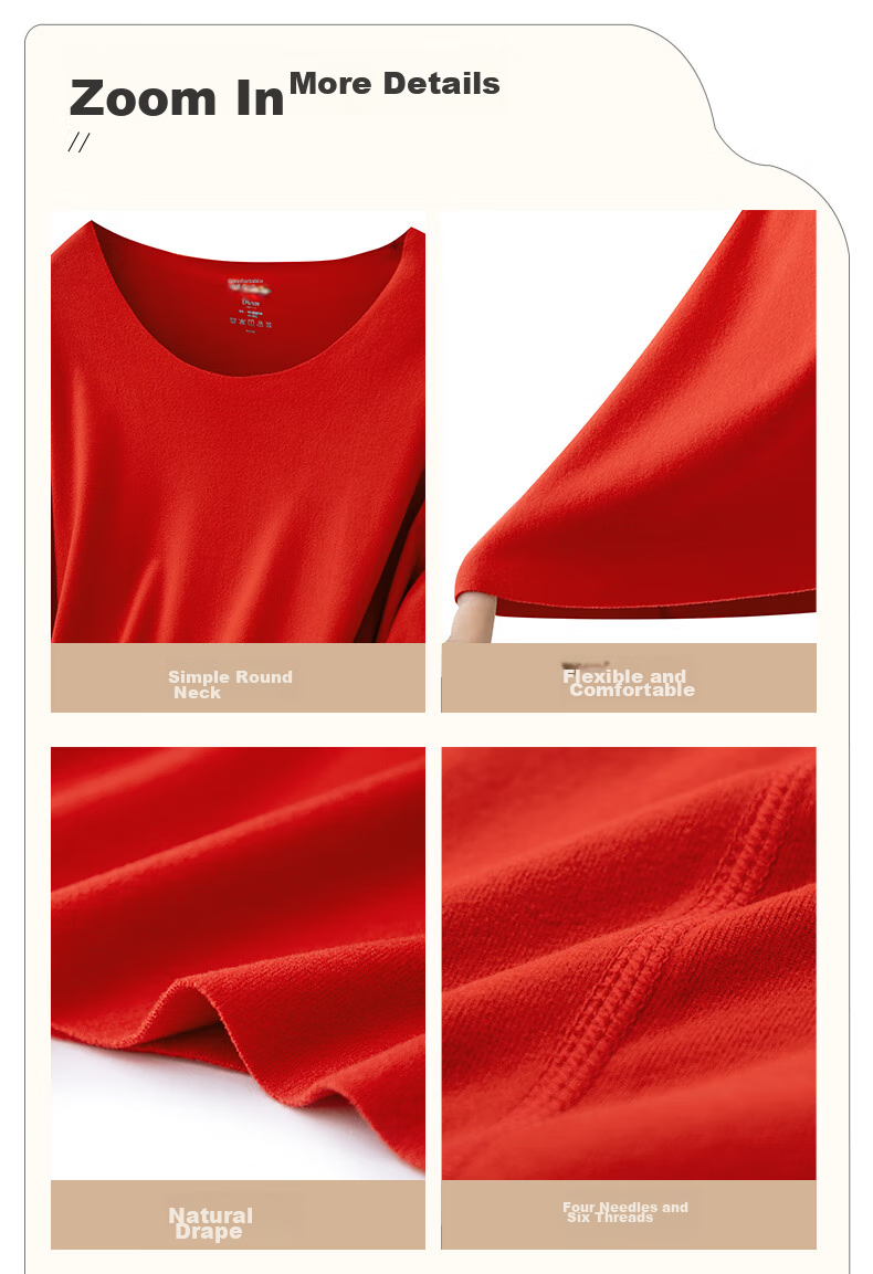 Yiershuang [Zodiac Year Gift Box] Autumn And Winter Red Men's Thermal Underwear Socks And Underpants Set, Hongyun Autumn Clothes And Pants 19