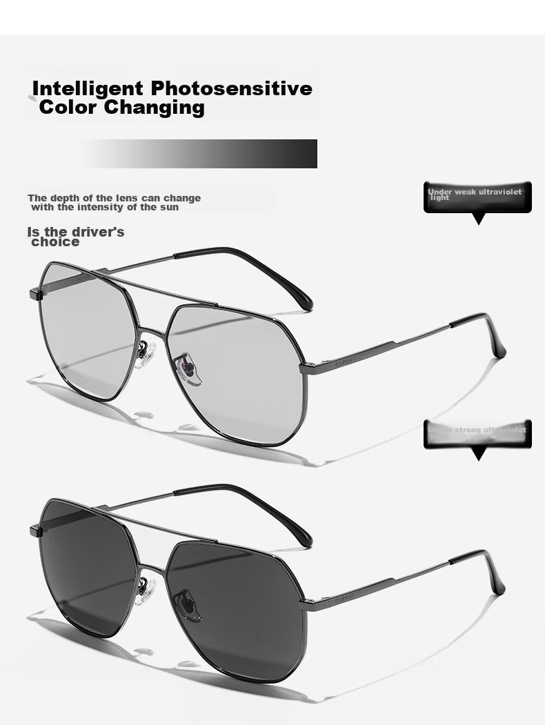 CAPONI Polarized Photochromic Sunglasses for Men, Day And Night Use, Driving-Specific Night Vision Glasses, UV Protectio 2