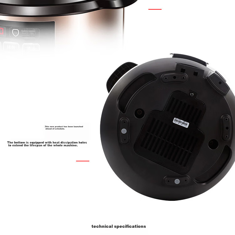Joyoung Electric Pressure Cooker for 1-6 People, Programmable Smart High-Pressure Cooker, Home Use 6L Dual Inner Pot Rice Cooker Y-60C81 34