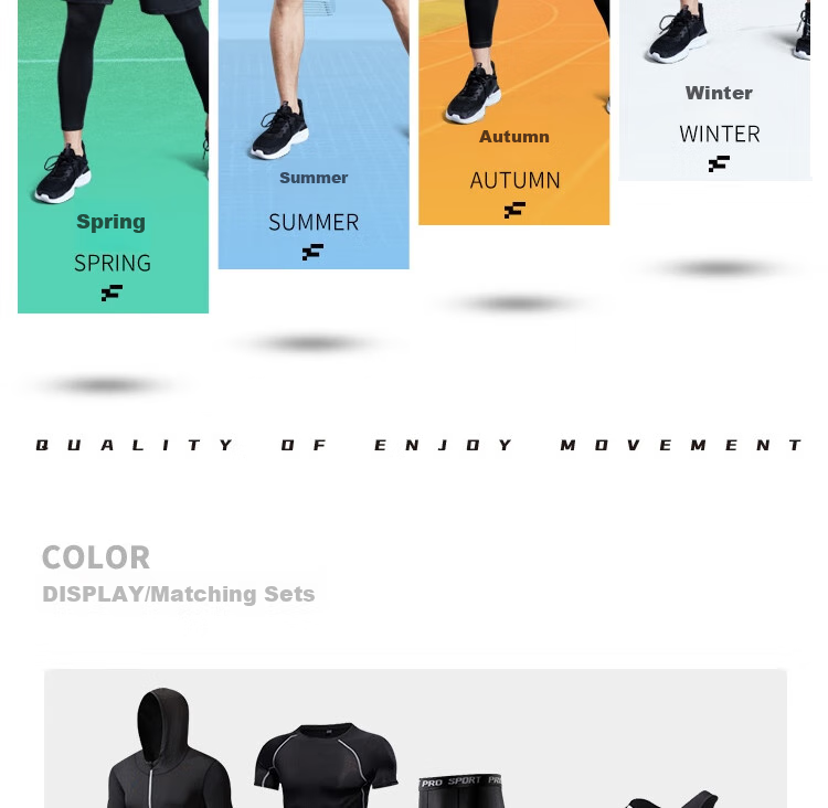 Fandimu Men's Sports Set, Quick-Dry Cool Short-Sleeve T-Shirt, Fitness Wear, High-Elasticity Training Breathable Track Running Badminton Outfit 4