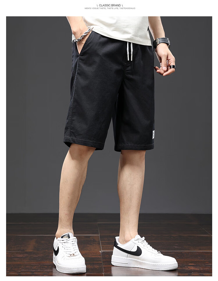 Zengzhi Summer Lightweight Men's Casual Shorts 2026 New Cargo Five-Point Straight-Leg Mid-Length Pants for Men 5