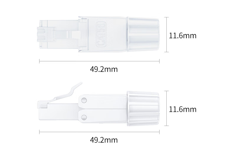 UGREEN CAT5e Ethernet Cable without RJ45 Connectors, Gigabit Network Patch Cord, 50U Gold-Plated CAT5E Unshielded RJ45 Computer Network Cable Connector Crystal Head 45704 31