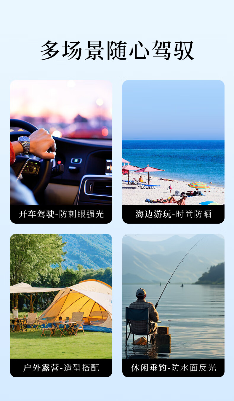 LOHO Polarized Sunglasses for Men And Women, Driving-Specific Aviator Sunglasses, Fishing UV Protection New Model 6