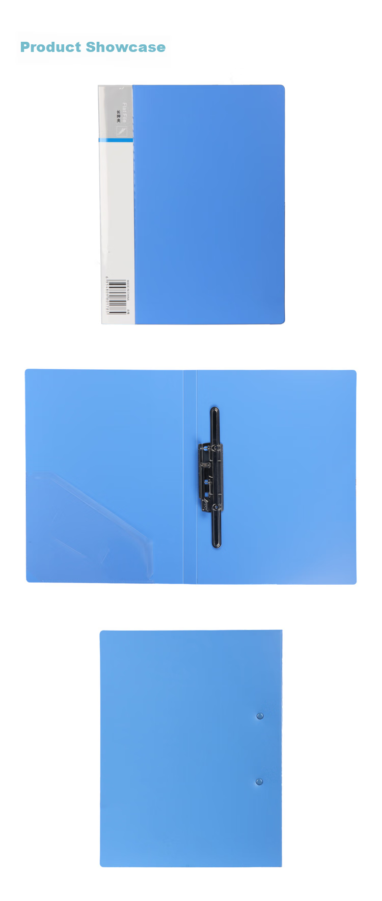 TANGO File Folder A4 Document Folder with Double Strong Clips, Morandi Green 1 Piece, Exam Paper Folder Archive Folder Metal Clip Financial Office Stationery Storage Folder 4
