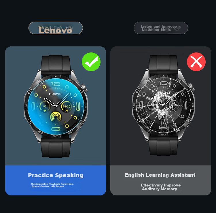 Stiger [3-Pack Premium] Screen Protector for Huawei GT5, Tempered Glass Film for Watch GT5 Case, Full Coverage High Definition Anti-Drop Fingerprint-Resistant Protective Film for 41mm Watch Face 7