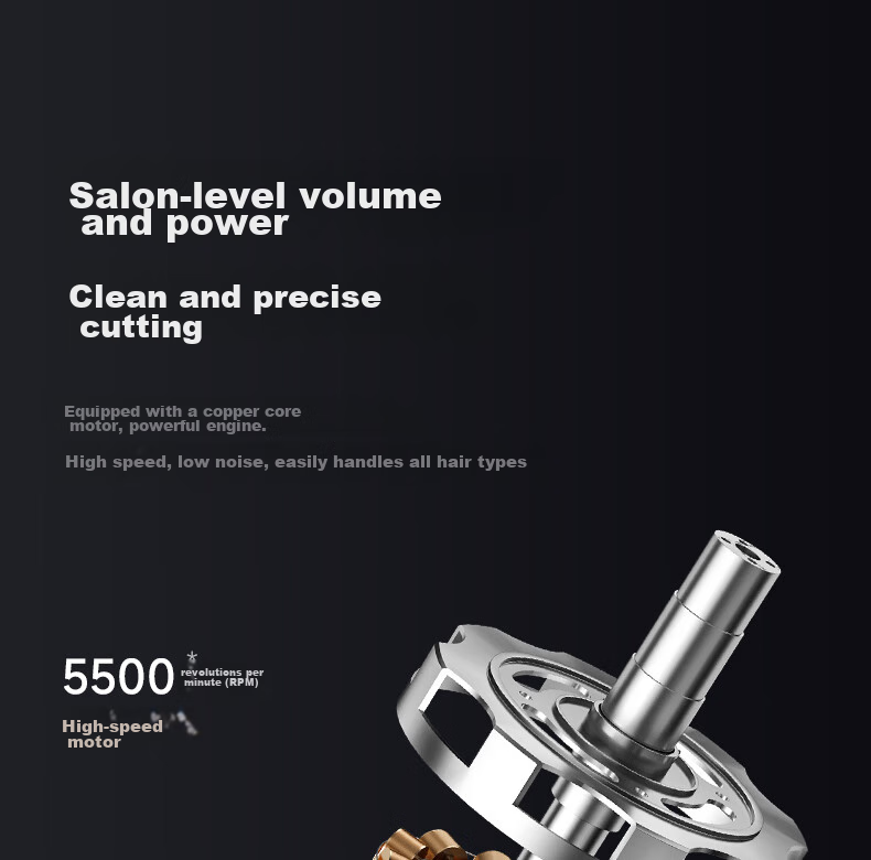 AUX Hair Clipper, Home Electric Shaver for Adults And Children, Self-Haircut Tool with Push-Head, Electric Hairdressing Set, Complete Hairdressing Kit 11