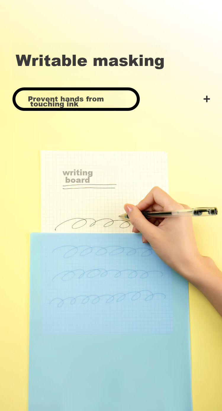 COMIX A4 Study Desk Pad for Students' Exams And Writing Soft Pad Board, Exam Homework Drawing Calligraphy Pad Board, Eco-Friendly EVA Writing Pad Board, Middle And High School Entrance Exam Stationery DS-319 3