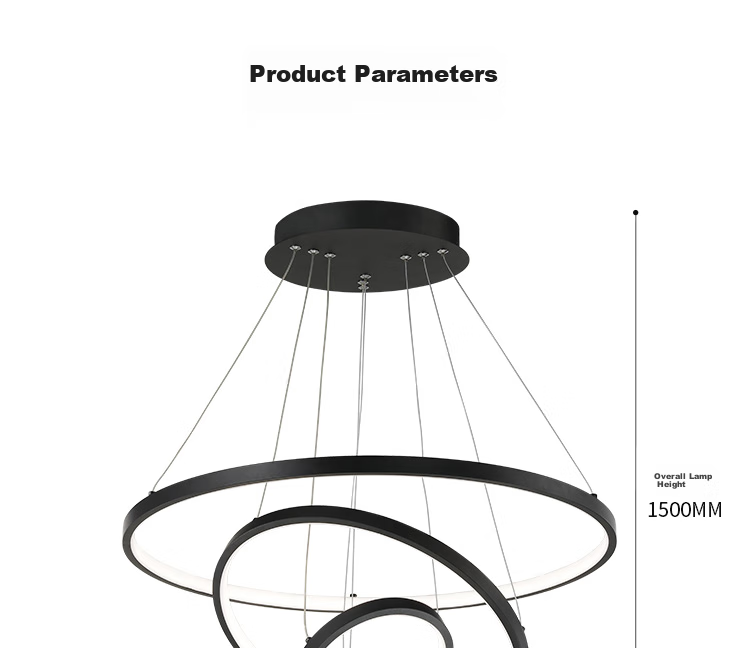 NVC Pendant Light, Modern Minimalist Chandelier, Bar Light, Nordic Style Decorative Lamp, Fashionable Dining Pendant Light, 70 Watts 17