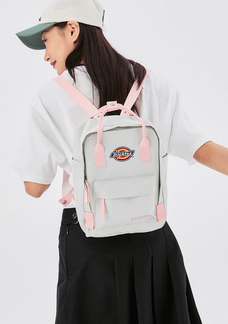 Dickies Backpack for Women, Cute Mini Backpack for Children, Lightweight Casual Sports Bag for Middle School Students, Storage Travel Bag 18