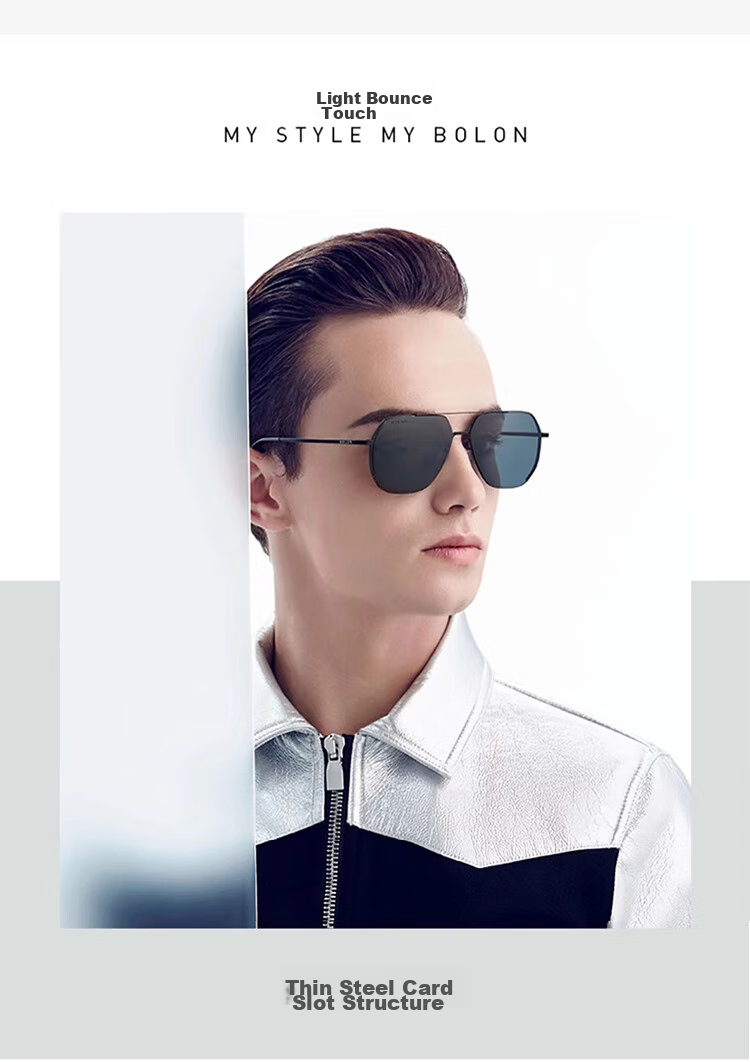 BOLON Aviator Polarized Sunglasses, Toad-Shaped Glasses, UV Protection, Driving Sunglasses, Trendy, BL8068C60 4