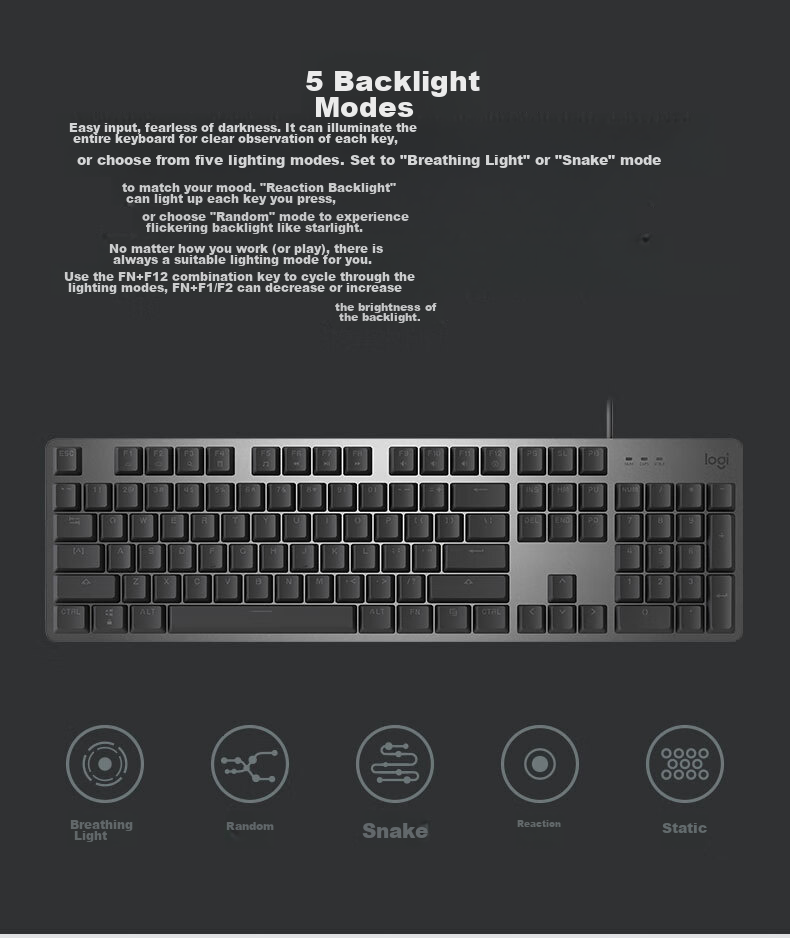 Logitech Lingyan Series K868, Tri-Mode Customizable Mechanical Keyboard, Wireless Keyboard, Bluetooth Keyboard, Customized Keyboard, White, 97 Keys 6