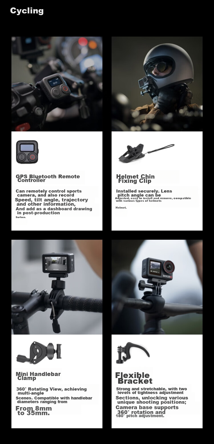 DJI Osmo Action 5 Pro, Ultra-Flagship Image Quality Action Camera, Outdoor Motorcycle Riding Diving Vlog Camera, Portable Travel Photography Camera 23