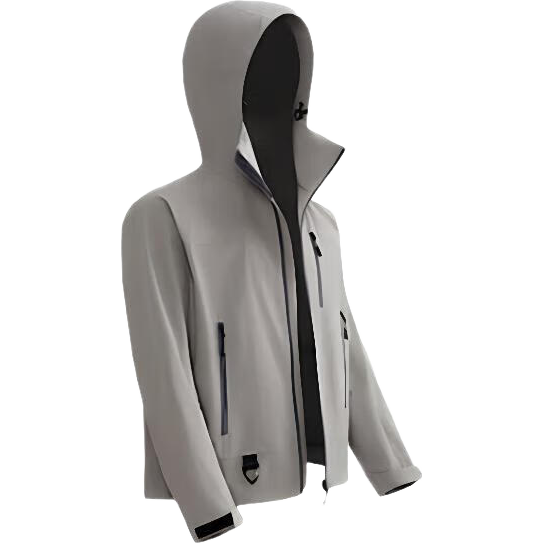 JD Original Chamois 700 Spring Ultra-Durable Tear-Resistant Hardshell Jacket, Waterproof Inner And Outer Layer for Men And Women, Light Gray-Green, 2XL