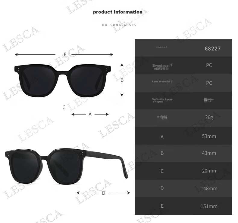 LESCA LUNETIER Vintage Gm Tea-Colored Sunglasses for Men, Driving Orange-Yellow Glasses for Women, Fashionable Round Face Sunglasses, Sunset Orange 8