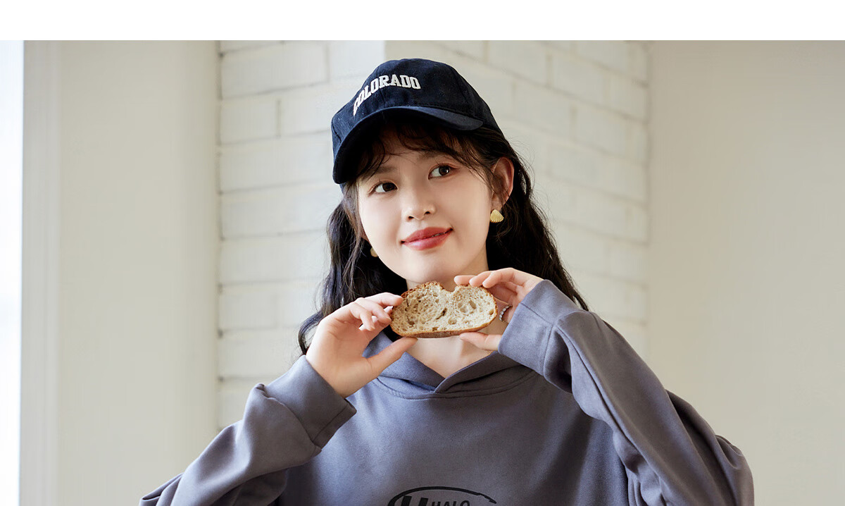Halo Queen Women's Sweatshirt, Suede Fleece, Spring And Autumn Round Neck, Letter Print Pullover, Loose Fit Versatile Sweatshirt, New Product H143W1022 38