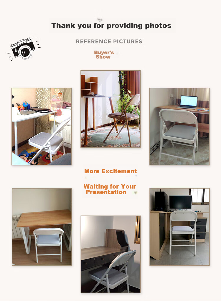 XINGKAI Folding Chair, Office Chair, Conference Chair, Computer Chair with Backrest, Study Chair XK1022 Gray Mesh 23