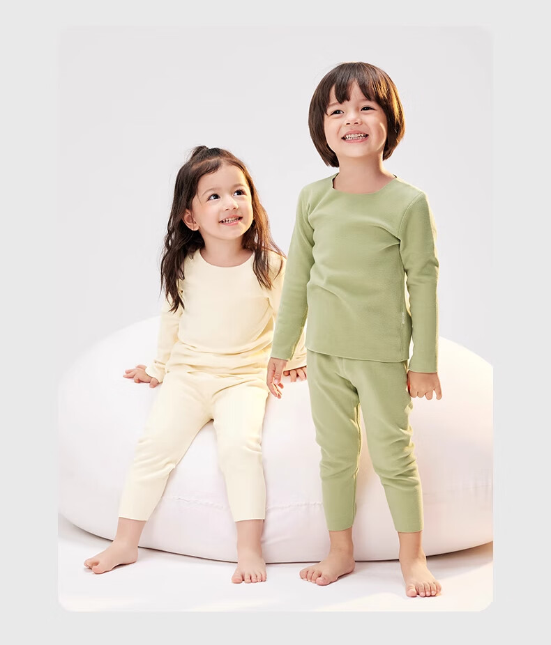Ciciibear [Fever-Resistant 7A Antibacterial] Baby Autumn Underwear Set, Children's Thermal Underwear, Warm Inner Wear, Boys And Girls Pajamas 24