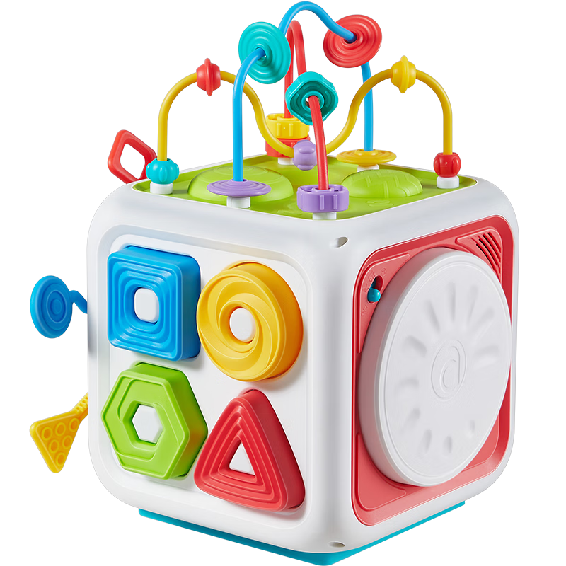 Auby Hexahedron Baby Toy, Busy Bead Game Box, Montessori Early Education Educational Cube, Treasure Box, Birthday Gift