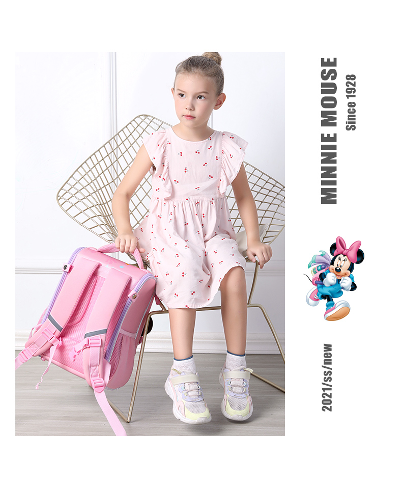 Disney Song Song Children's Backpack for Kindergarten And Elementary School Students, Cute School Bag for Boys And Girls, Trendy Outdoor Backpack ST80137 Pink 8