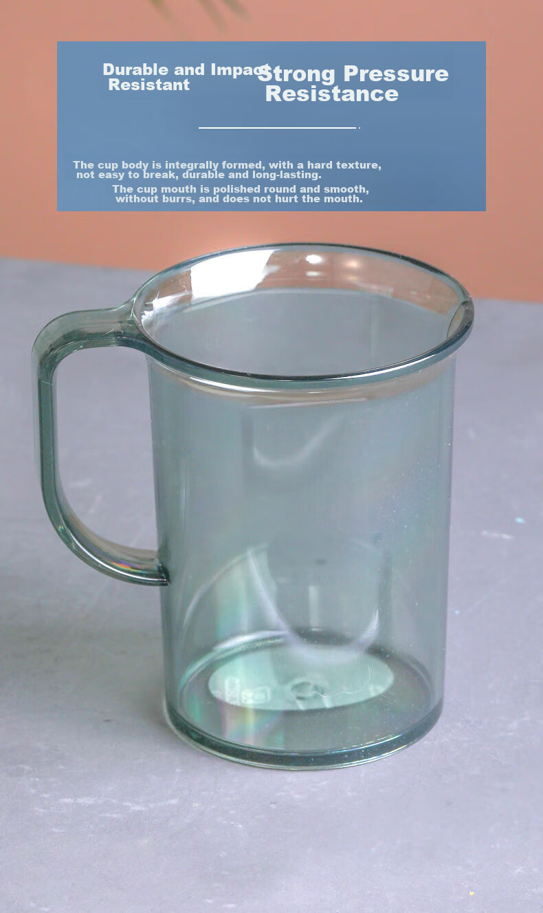 CHAHUA Mouthwash Cup, Toothbrush Cup, Toothbrush Holder, Water Cup with Slot, Random Color, 1 Piece 4