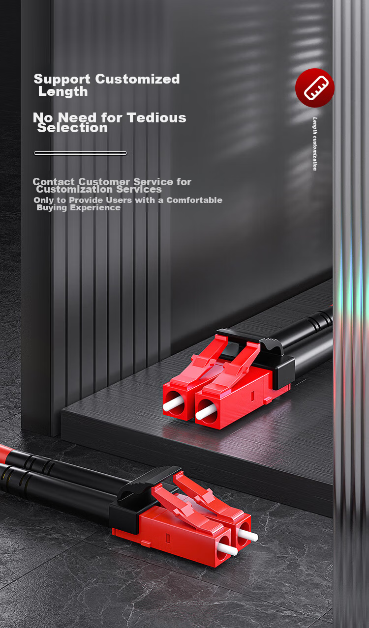 AMPCOM Telecom-Grade 10 Gigabit OM3-300 Fiber Optic Patch Cable, LC-LC Multimode Dual-Core, 50/125 Low Smoke Zero Halogen, Class 2.0 Flame Retardant, 10G/40G Long Fly A-Optic 5 Meters AMO32LC205 18