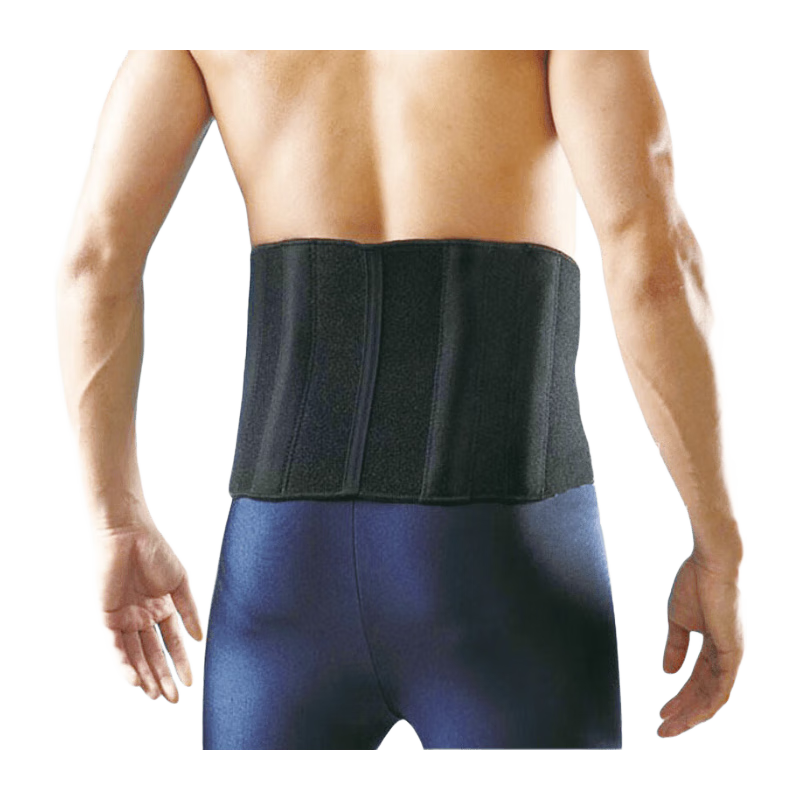 LP 772 Back Support Belt with Reinforced Steel Strips for Lumbar Protection And Joint Stability, Size M