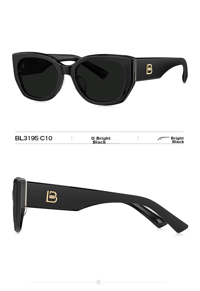BOLON Sunglasses, Cat-Eye Polarized Style, Yang Zi's Same Model, Driving UV Protection Sunglasses, Trendy for Men And Women, BL3195C20 16