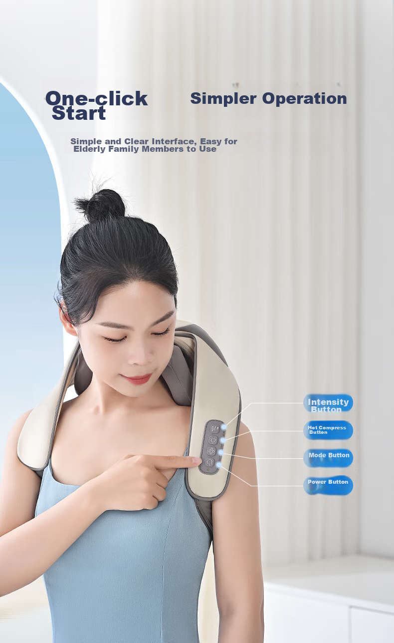 Haier Cervical Massager Shoulder Massage Shawl Neck and Shoulder Trapezius Lumbar Massager Practical Birthday Gift for Parents and Partners HHZ-J503Z-Max 12