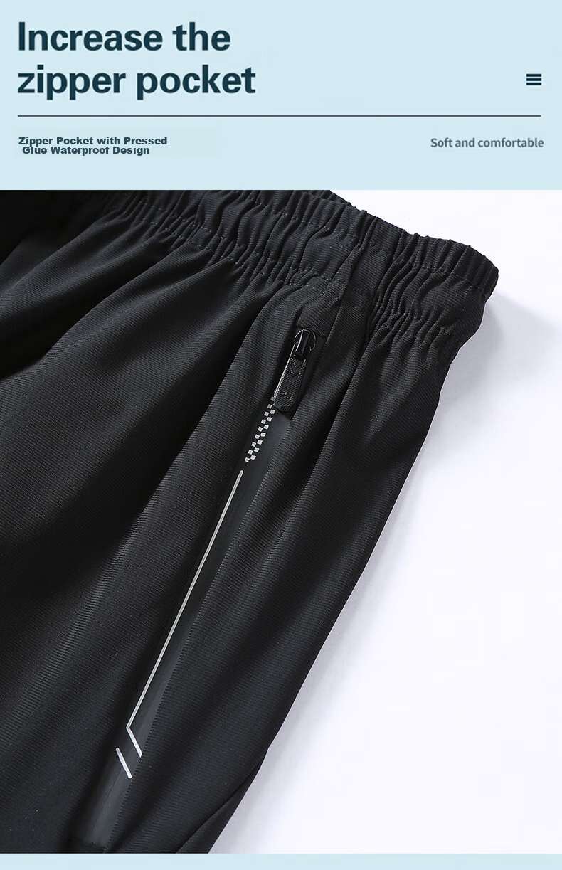 MiiOW Cooling Shorts for Men, Summer Trendy Ice Silk Quick-Dry Fitness Five-Point Pants, Large Size Sports Pants, Father's Day Gift 8