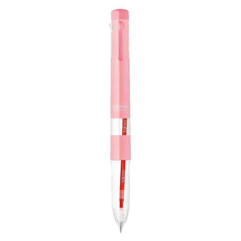 ZEBRA 5-Color Multifunctional Pen Barrel SARASA Series Colored Gel Pen Barrel (Refill RNJK5) S5A15 Coral Pink Barrel