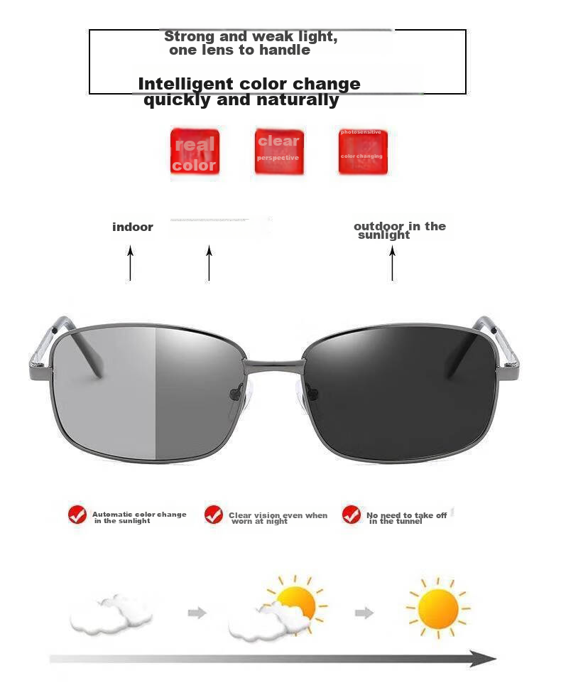 Boshide Driving Glasses, Sunglasses, Day And Night Photochromic Polarized Sunglasses, Color-Changing Day And Night Use 5
