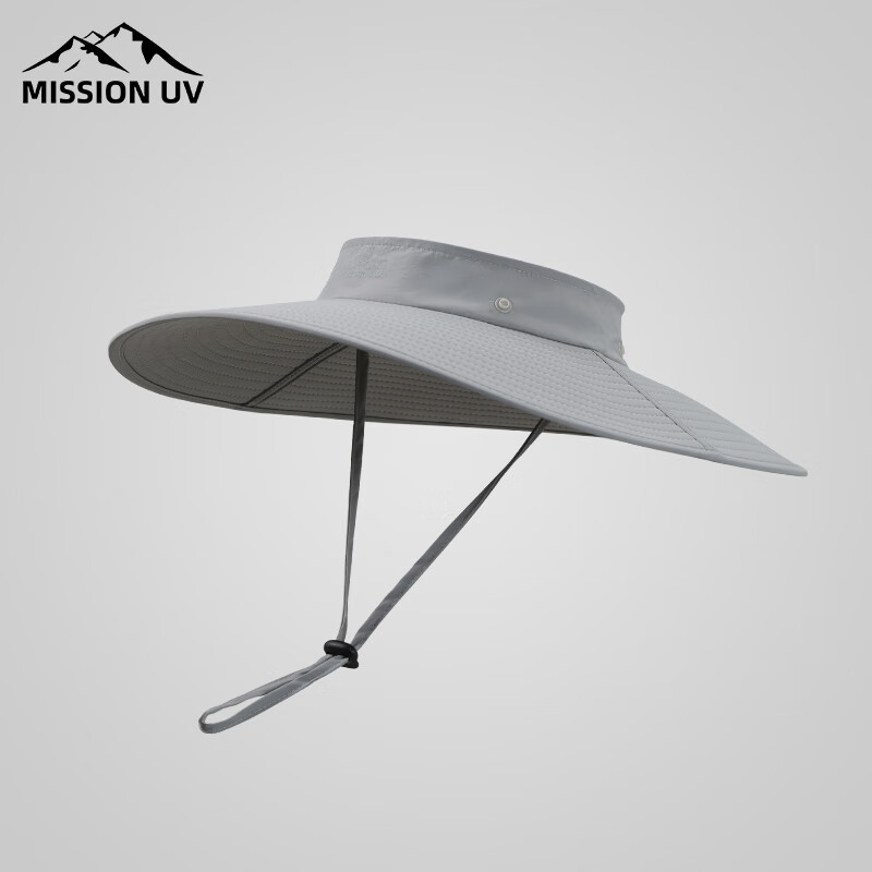 MISSION UV Sun Protection Hat for Men, Sun Visor, Fishing Hat, Hiking Cap, Summer Outdoor UV Protection Hat, Visor Cap