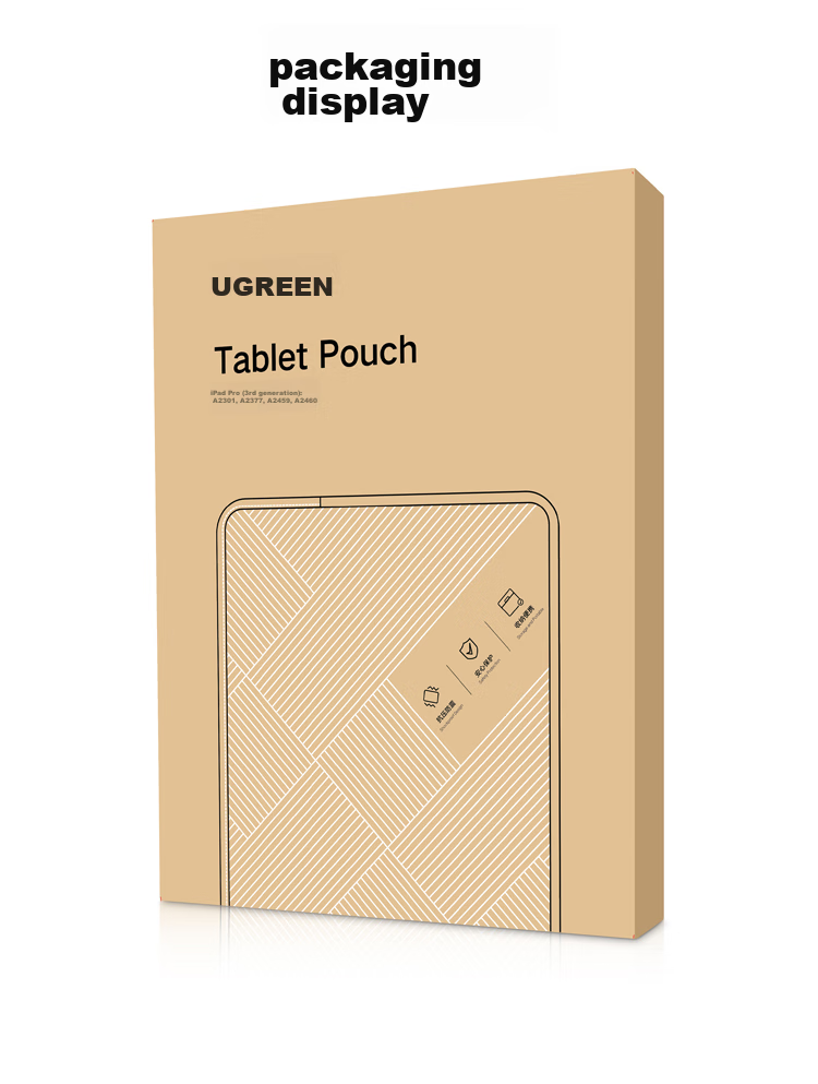 UGREEN IPad Pro Tablet Storage Case, 11-Inch Inner Sleeve, Protective Cover, Computer Accessory, Keyboard Portable Storage Bag, Suitable for Apple/Lenovo/Xiaomi/Huawei Tablets 20