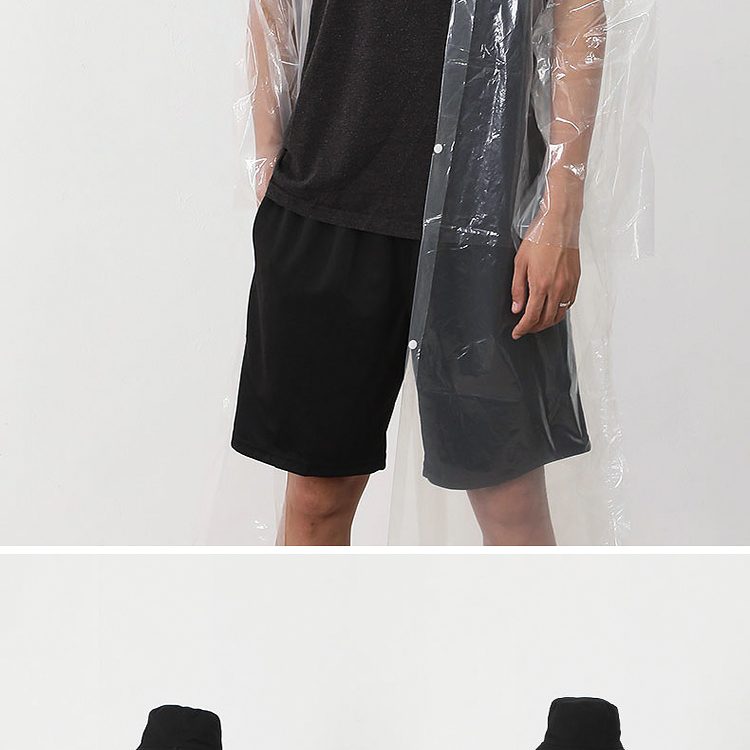 Lehuolvxing Disposable Raincoat, Thickened Adult Hiking Outdoor Concert All-In Full-Body Heavy Rain Protection Poncho, Long Style with Large Brim 14