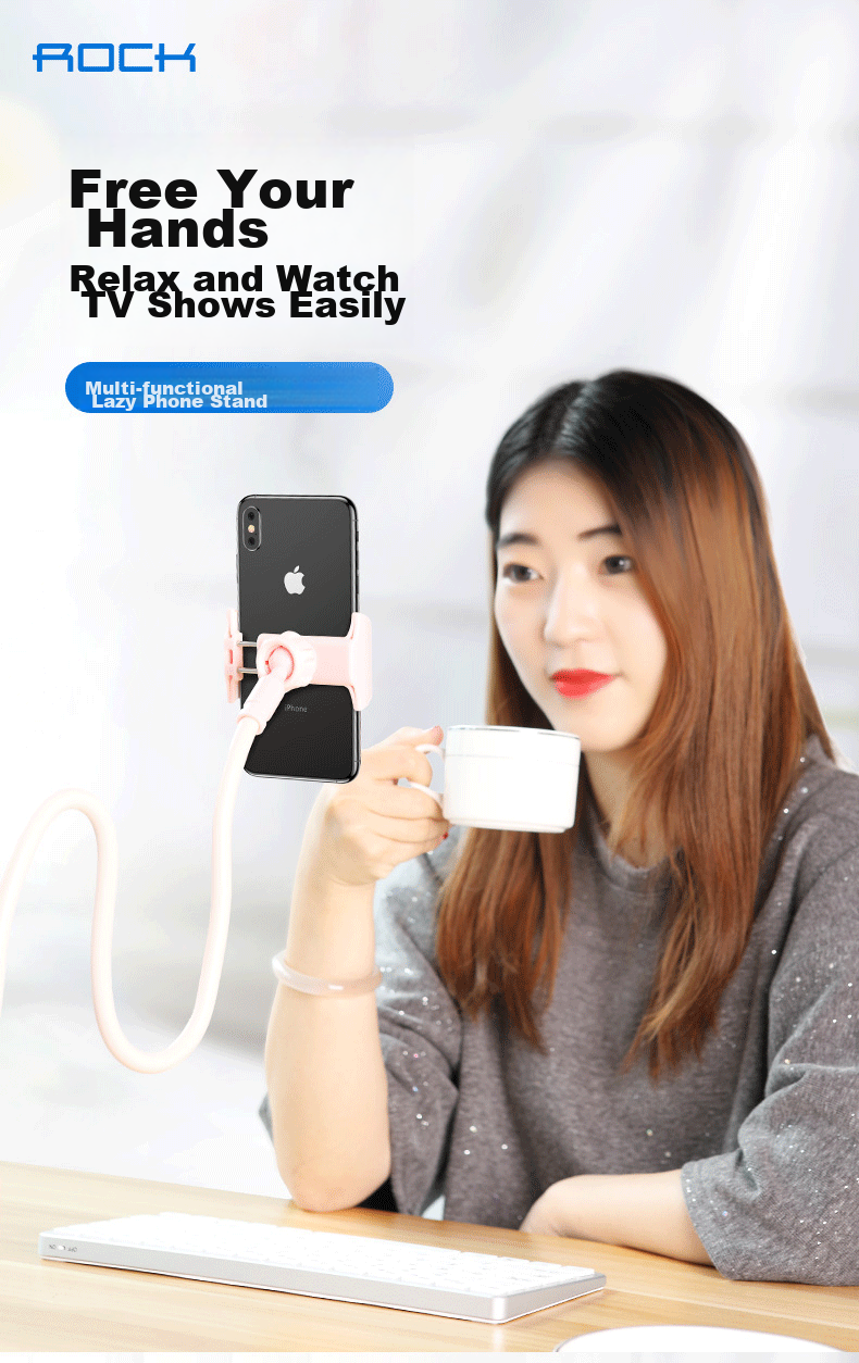 ROCK Crayon Shin-Chan Electric Suction Cup Magnetic Phone Holder for Car Navigation Dashboard, Vacuum Suction Rotating Folding Extendable Universal Multifunctional Bedside Desktop Live Streaming And Filming 2