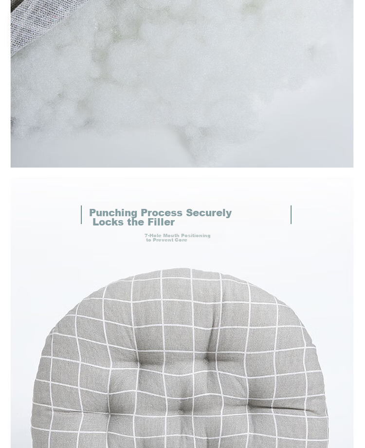 Gongxun Four Seasons Thickened Cotton And Linen Seat Cushion for Office Long Sitting Chair Pad Tatami Chair Cushion Student Butt Pad - Deer Little Tree 8