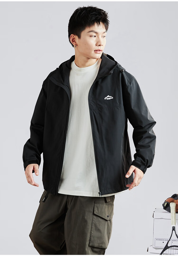 TonLion 2026 Spring And Autumn New Loose Hooded Jacket, Casual Trendy Outerwear for Me 7