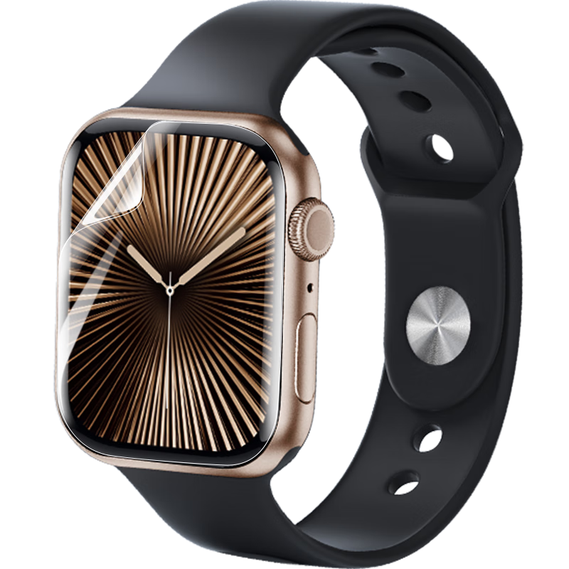 PISEN [Product Launch New S11] Compatible with Apple Watch Series 11/10 Watch Screen Protector, Apple Watch Series 11/10 Protective Film, 46mm High-Definition Anti-Scratch Hydrogel Film, 2 Pieces