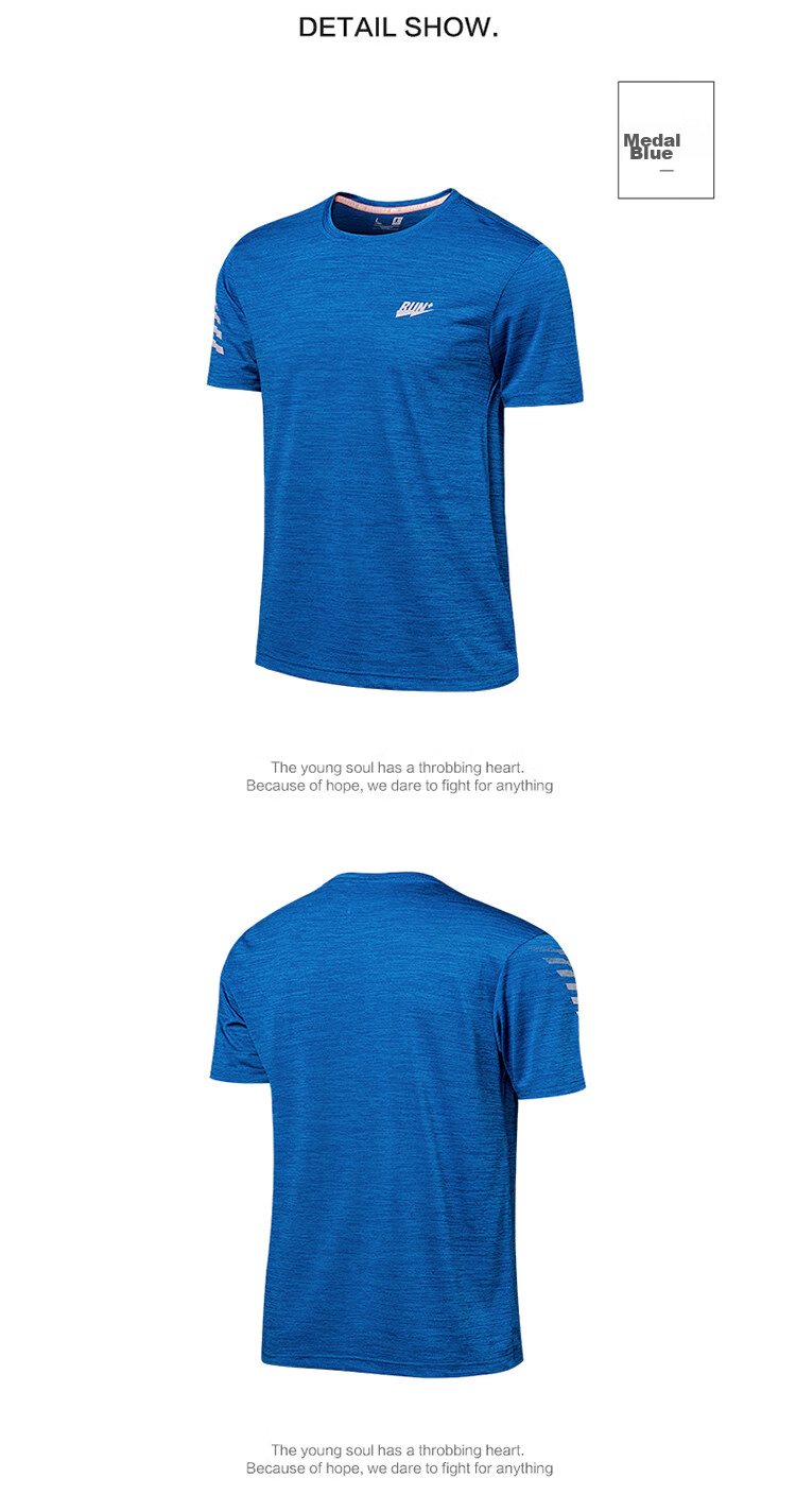 Jordan Men's Short Sleeve T-Shirt Thin Quick-Dry Sports Round Neck Ice Silk Casual Running Fitness Top 27