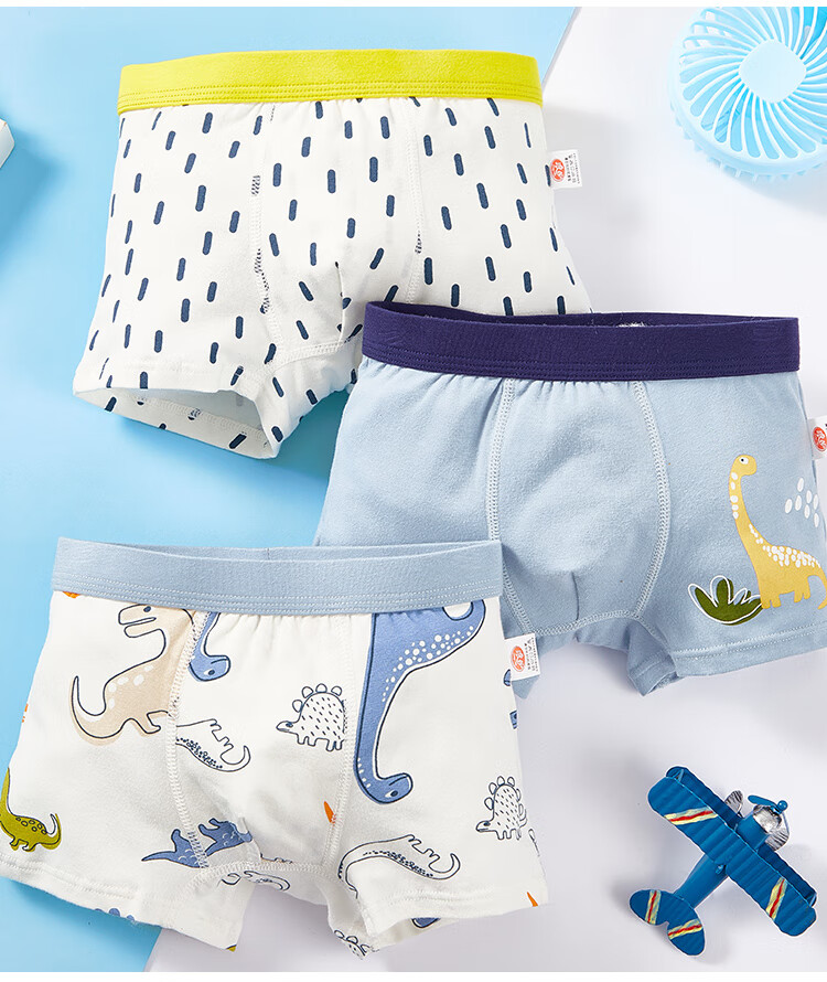 LangSha Boys' Cotton Boxer Briefs for Kids, A-Class Standard, Youth Shorts, 3-Pack, Size 170 2