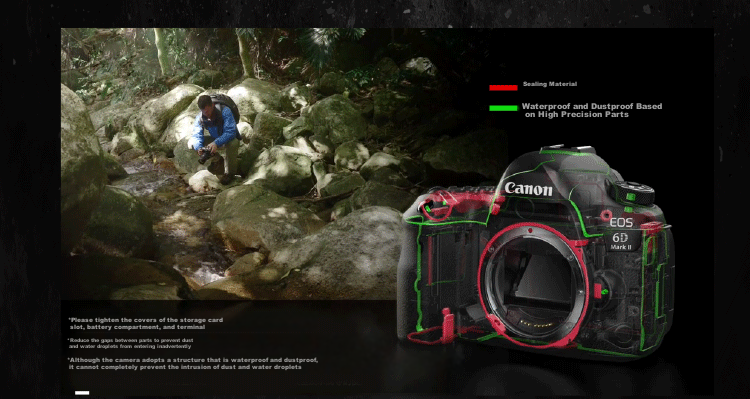 Canon [Official Flagship] 6D2 Professional Full-Frame DSLR Camera, 4K Time-Lapse Short Film, High-Definition Portrait Shooting, 6D Second Generation Canon Vintage DSLR Camera Body 8