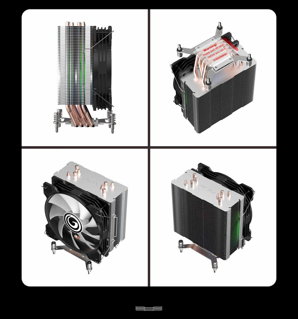 Yingchi Fengrui V6DL Digital Display CPU Air Cooler (Anti-Gravity 6 Heat Pipes / Compatible with 1700/AM5/ARGB Sync / PWM Temperature Control / Multi-Platform / with Thermal Paste) 10
