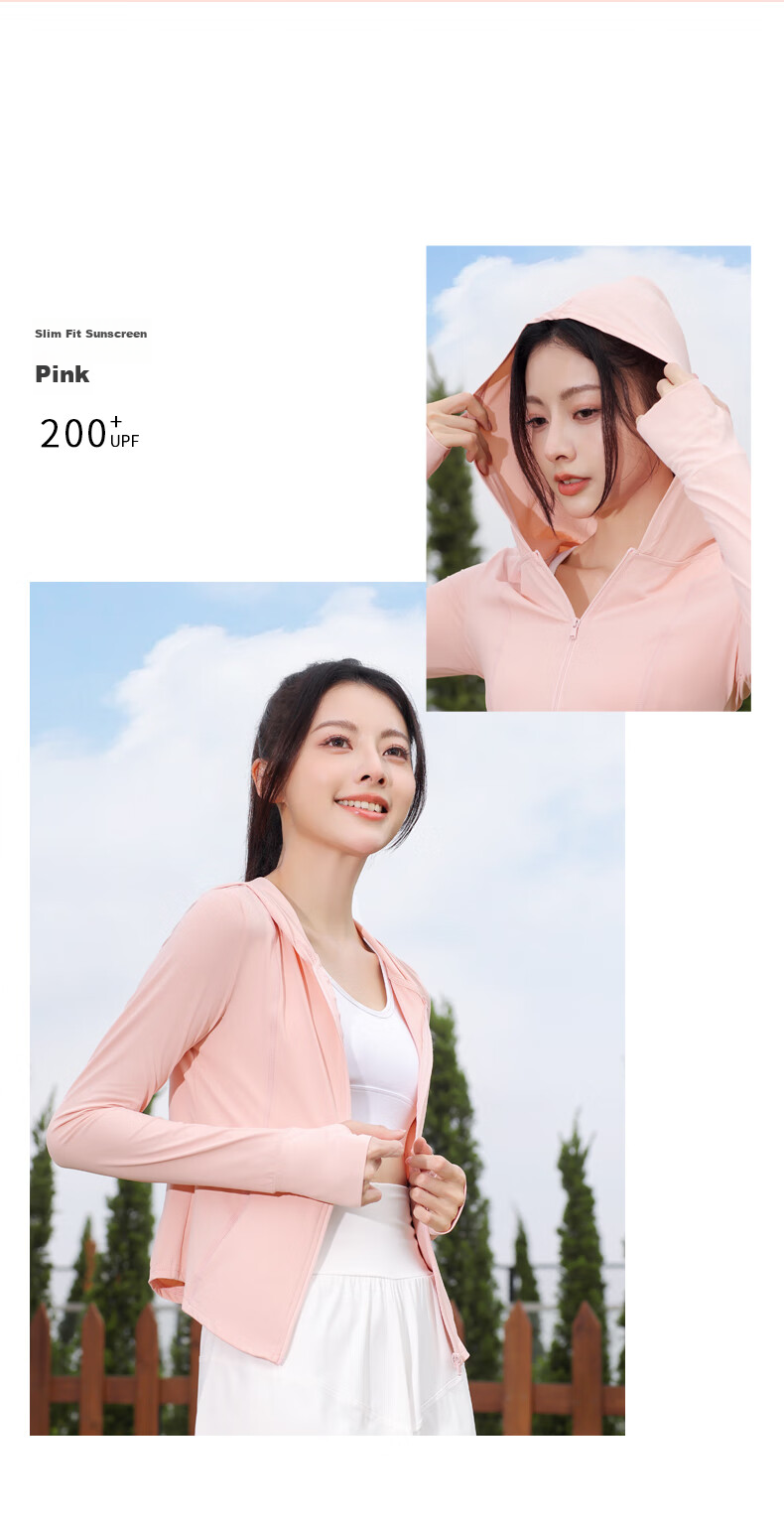 Langsha Women's Slim Fit Ice Silk UV Protection Sun Shirt 2024 New Cool Breathable Comfortable 9