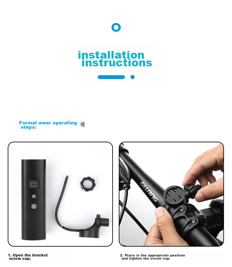 Move Iron Bicycle Light, Smart Sensor Front Light, Mountain Bike 1000 Lumens High Brightness Night Riding Light, Road Bike USB Rechargeable High-Intensity Flashlight, Cycling Equipment Accessories 14